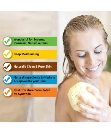 Simply Vedic Oatmeal Honey Soap Bar Collection - Handmade for Body, Hand, Face - Men & Women - 6-Pack (3.5 Oz. each) - Buy Online on GoSupps.com