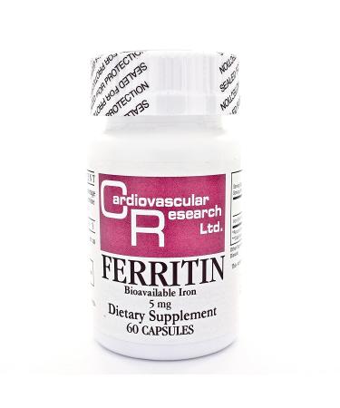 Ecological Formulas - Ferritin Fe 5 mg 60 caps Health and Beauty