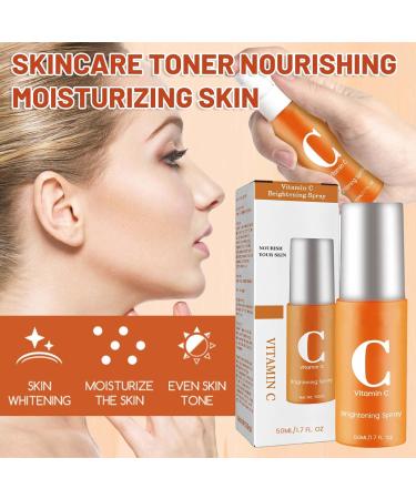 Vitamin C Face Mist VC Skin Brightening Facial Spray Skin Barrier Repair Improve Uneven Skin Relieves Dark Spots Spray Moisturiser VC Hydrating Serum Spray Deeply Moisturizing - Buy Online on GoSupps.com