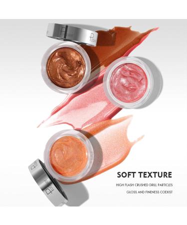 Liquid Blush for Cheeks Eyes Lips and Body - 4 in 1 - Plumping Lip Gloss - Liquid Glitter Eyeshadow - Smudge-Proof - Long Lasting - Pigmented - For The - Buy Online on GoSupps.com