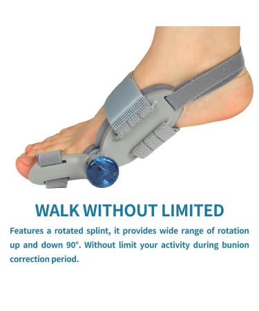 Bunion Corrector for Men & Women - Adjustable Hallux Valgus Splint & Toe Straightener with Silicone Pad - Relief & Support for Left/Right Feet - Buy Online on GoSupps.com