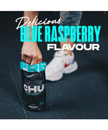 PRECHU Pre Workout Gummies Energy Release & Focus Supplements 180 Blue Raspberry Gummies for Men & Women - Buy Online on GoSupps.com