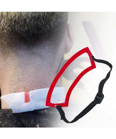 Red Neck Hair Template - Precision Hands-Free Haircut Guide for Family Neckline Shaving | Best Hair Cutting Tool - Buy Online on GoSupps.com