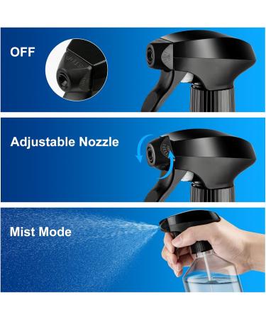 WT Wisdom Together 2-Piece 500ml Adjustable Spray Bottles for Plants Flowers Garden & Hairdresser - Buy Online on GoSupps.com