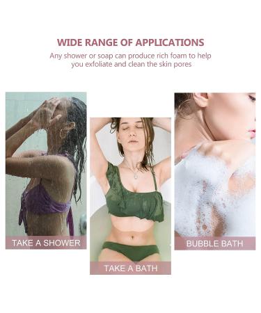 Minkissy Loofah Shower Sponge 3pcs - Exfoliating Bath Sponge Balls for Women, Girls, and Kids - Assorted Colors - Bath Accessories for Body Scrubbing - Buy Online on GoSupps.com