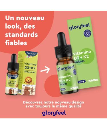 Vitamin D3+K2 Drops for Children from 4 Years 10 Months Supply Vitamin D 500 IU Liquid Form & 25 g Vitamin K No Additives Lab Tested 100% Natural - Buy Online on GoSupps.com