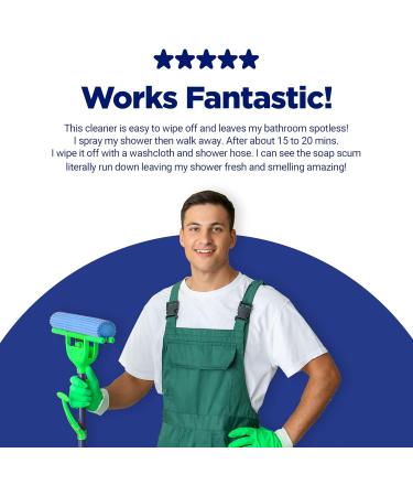 Super Concentrated Commercial Bathroom & Grout Cleaner - Watermelon Scent 32 fl oz Yields up to 8 Gallons - Tough on Stains & Grime Ideal for Kitchen & Tile - Buy Online on GoSupps.com