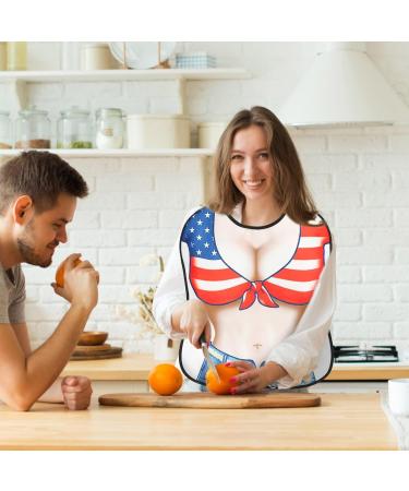 Ciieeo Adult Bibs for Women - Funny Washable Clothing Protector for Elderly Eating - Perfect Gifts for Ladies and Elders - Buy Online on GoSupps.com