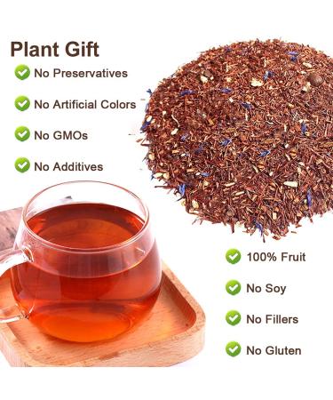 Plant Poison Vanilla Latte Rooibos Tea | Loose Leaf Blend with Chrysanthemum Orange Peel & Coffee Beans | 70g - Hot & Iced Tea - Buy Online on GoSupps.com