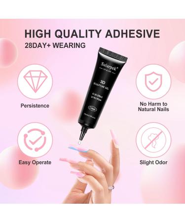  sularpek 3D Gel Sculpture 15g Multifunction Nail Art Sculpture Nail Sculpture DIY Home Relief - Buy Online on GoSupps.com