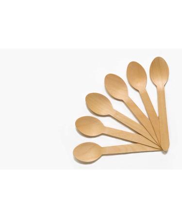 250ct Pack of Perfect Stix 6.25 Inch Wooden Cutlery Spoons - Eco-Friendly Utensils for Parties and Events - Buy Online on GoSupps.com