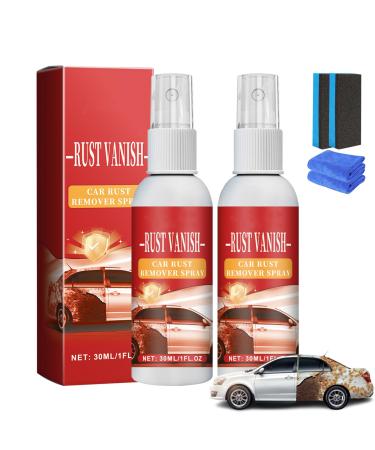 Multifunctional Efficient Long-Lasting Car Rust Remover Spray Multipurpose Rust Remover Spray Car Rust Removal Spray Rust Remover Spray for Metal Car Parts Etc 2pcs