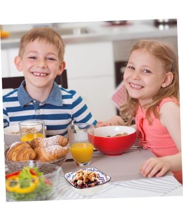 Zerodeko 4pcs Sauce Dish Pasta Plates Dip Bowls Saucer Plates Container for Food Ceramic Dipping Dish Snack Dish Salad Containers Wasabi Sauce Bowls Ceramics Vintage Seasoning - Buy Online on GoSupps.com