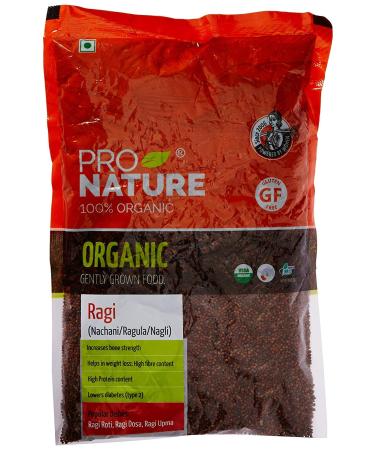 Pro Nature 100% Organic Ragi Millet, 500 g