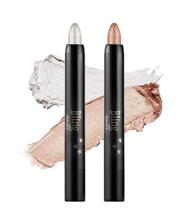 BOOBEES EYESHADOW PENCIL CRAYON Waterproof eyes shadow pen Shimmer Cream Eyeshadow Pen Create glittering eye make-up easy to use 15#01#