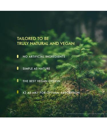 EXUVITAL D3 & K2 Vitamin Supplement Vegan D3 1000 IU & K2 MK7 120 mcg for Bone Heart & Immune Support Non-GMO Gluten-Free 60 Vegan Capsules 2 Months Supply - Buy Online on GoSupps.com