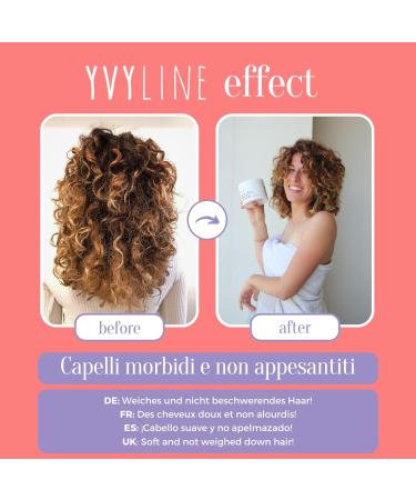 Yvyline Professional Anti-Frizz Mask for Curly Hair - Moisture & Conditioning Treatment (500ml) | Curly Girl Method Approved - Buy Online on GoSupps.com