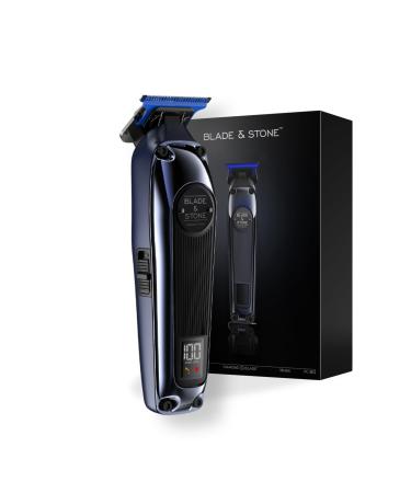 Blade & Stone Professional Hair Trimmer for Men PT301 Trimmer | Diamond-S Blade | Micro-Gap Tech | 7200 RPM Durable Brushless Motor All-Metal Cordless Hair Trimmer - Dark Night