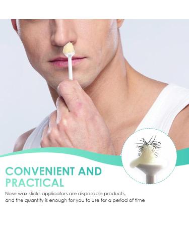 50 Pcs Nose Wax Chops - Nasal Hair Removal Wax Applicators for Clean Nostrils - Buy Online on GoSupps.com