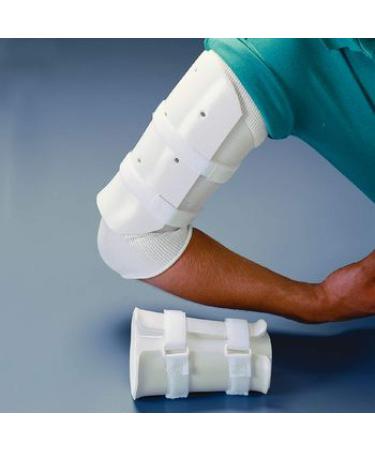 Rolyan Pre-Formed Braces Left Size Large Polyflex II Arm Brace Upper Arm Braces for Recovery from Injury and Surgery Humerus Arm Brace with Straps & Padding Humerus Fracture Brace Upper Arm Cuff
