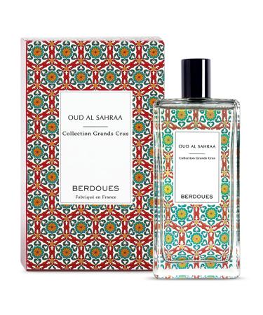 Grands Crus Eau de Parfum | Fresh Long Lasting Scent Made in France | Spray Fragrance for Men & Women | Luxury Unisex Perfume with Premium Quality Ingredients 3.4 fl. oz. Oud Al Sahraa