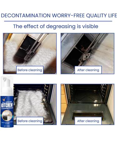 Kitchen Foam Cleaner Japanese Multi-purpose Cleaner Spray All-Round Kitchen Cleaning Foam Bubble Cleaner Foam Spray for All Kinds of Kitchen Stains (1) - Buy Online on GoSupps.com