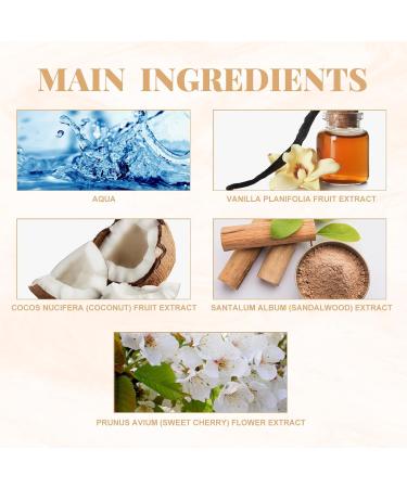 Warm Coconut Fragrance Mist Skin Body Mist Intimate Partner Perfumes for Women Long Lasting Fresh Perfume Spray Portable Natural Non-Greasy Dating Fragrance Warm Coconut (2 Pcs) - Buy Online on GoSupps.com