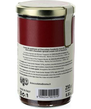 Dark Chocolate Hazelnut Spread 250 g Frattocchie Trappists - Buy Online on GoSupps.com