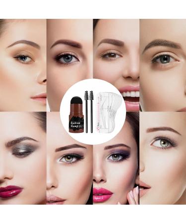 Eye Brow Tinting Kit Waterproof Brow Stencil Eyebrow Template - Eyebrow Stencils Brow Charm for Home Outdoor Women Girl Beginners Important Occasion Black - Buy Online on GoSupps.com