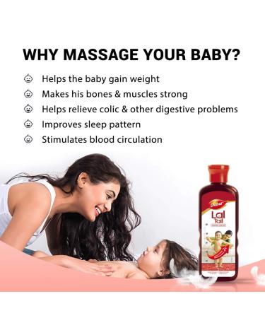 Dabur Lal Tail - Special Ayurvedic Baby Massage Oil 100ml | Natural & Safe for Infants - Shop Internationally - Buy Online on GoSupps.com