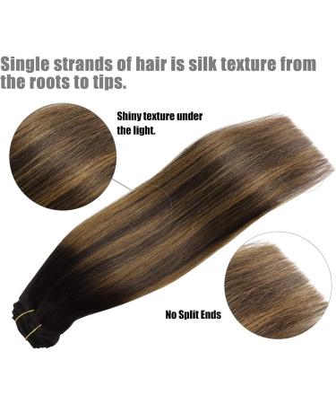 Hair Extensions Clip in Human Hair Extensions Smooth Straight Human Hair Extension Hair Clips Natural Hairpiece for Women Hair Pieces(2 14inch(35cm)) 14inch(35cm) 2 - Buy Online on GoSupps.com