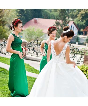 Antetek 8 Pack Satin Bridesmaid Hair Ties - Bachelorette Party Favors & Gifts for Wedding Guests - Elastic Scrunchies for Women and Girls - Buy Online on GoSupps.com