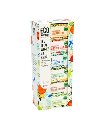Little Soap Company Eco Warrior Lot de 6 barres de nettoyage solides Total Works 100 g Total des travaux