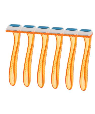 Healeved Lot De 6 Rasoirs Pour Femmes Compacts Format Portable Rasoir Pour Poils De Jambes Et Bras Zones Intimes Voyage Couvercle De Protection