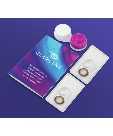Shop Natural Brown Contact Lenses | Silicone Comfort Novelry Siena Brown - 1 Pair (Dia 14.50) with Container | Free International Shipping - Buy Online on GoSupps.com