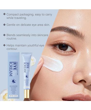 Caffeine Under Eye Cream 5 in 1 Retinol Eye Cream Niacinamide Hyaluronic Acid & Peptides Anti Aging Eye Treatment for Dark Circles Puffiness Bags and Wrinkles - Buy Online on GoSupps.com