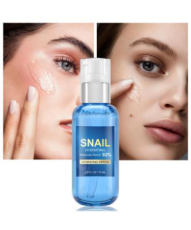 Buy Soothing Snail Serum 75ml - Anti-Aging Repair Booster with 92% Snail Filtrate & Hyaluronic Acid - Best Facial Skin Care for Women - Buy Online on GoSupps.com