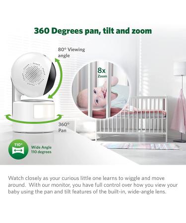 LeapFrog LF915HD Video Baby Monitor with 5 720p HD LCD Display, Pan/Tilt Camera, Night Vision & Two-Way Intercom - Buy Online on GoSupps.com