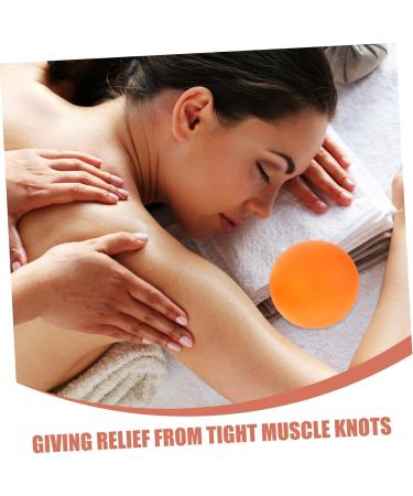 Beavorty 4-Piece Myofascial Release Ball Set - Lacrosse Massage Balls for Trigger Point Therapy Neck & Shoulder Relief - Red Medium (2pcs) - Buy Online on GoSupps.com