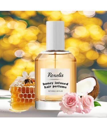 Honey Infused Hair Perfume A Delicate Eau De Parfum Spray Honey Hair Mist to Nourish Hair and Add Shine Long-lasting Sweet Warm and Sensual Fragrance for Women 50ML - Buy Online on GoSupps.com