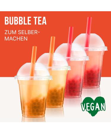 Buy Inspire Food Bubble Tea Pearl Set - 4-Pack Popping Boba Fruit Beads | Vegan & Gluten-Free Strawberry & Mango Tapioca Pearls | 100g Each - Buy Online on GoSupps.com