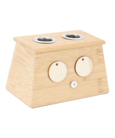 Holdermoxa Moxibustion Box with 2 Holes - Bamboo Moxa Roller Stick & Moxibustion Tool for Effective Acupuncture Therapy - Buy Online on GoSupps.com