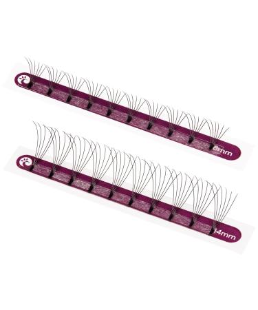 6D Volume Eyelashes D Curl - 0.07mm Thickness Mixed Lengths 8-14mm | Premium Eyelash Extensions for Stunning Volume - Buy Online on GoSupps.com