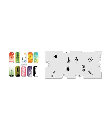 Fingernail stencil (airbrush nail art) Fengda JFH04-065