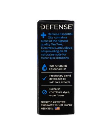 Buy Defense Soap Essential Oil - 100% Natural Tea Tree Jojoba & Eucalyptus Oil 1 Fl Oz | International Shipping Available - Buy Online on GoSupps.com