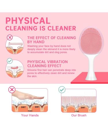 Yanban Electric Cleaning Brush Set - Portable Skin-Friendly Silicone Massage Brushes for Delicate Cleaning | 2 Pieces - Buy Online on GoSupps.com