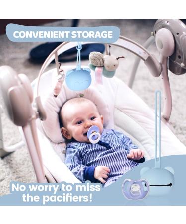 Orzbow Silicone Dummy Case Pacifier Holder Case w/Strap BPA-Free Soother Pod Baby Holder Case Panda Pacifier Holder Storage Box for 2 Dummies Lightweight and Easy Clean Dummy Box (Blue) Blue 1 Pack - Buy Online on GoSupps.com