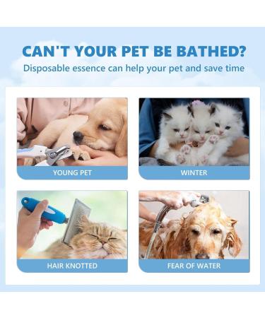 Wash Free Essence for Pets - Leave-in Conditioner & Dog Detangling Spray (2pcs) | Best Tangle Remover for Cats & Dogs - International Shipping Available - Buy Online on GoSupps.com