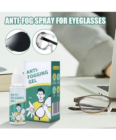 Anti Fog Glasses Gel | 15ml Long Lasting Glasses Anti Fog - Multipurpose Glasses Cleaner Portable Fog Gel for Window Mirrors Home Lvtfco - Buy Online on GoSupps.com
