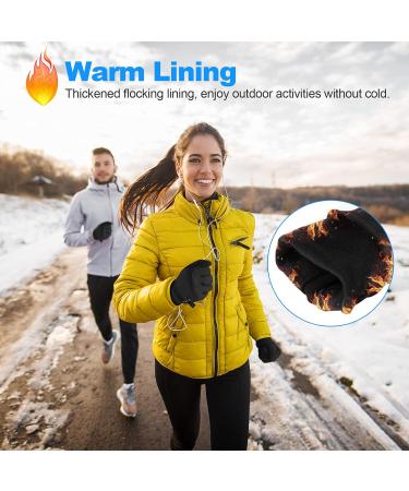 Buy Coskefy Lightweight Touchscreen Gloves for Men & Women | Elastic Slip-Resistant Running Bike & Winter Gloves - Ideal for Camping Hiking Cycling & Climbing | Black-Z05 L - Buy Online on GoSupps.com